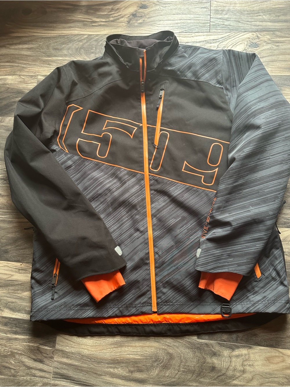 509 Evolve Men’s Jacket Shell Orange Black Gray Missing Hood 2XL
